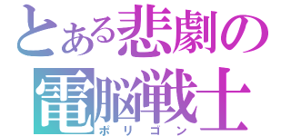 とある悲劇の電脳戦士（ポリゴン）