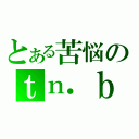 とある苦悩のｔｎ．ｂ（）