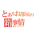 とあるお部屋の箱事情（日々パンパン）