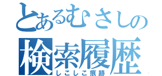 とあるむさしの検索履歴（しこしこ痕跡）