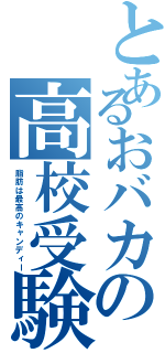 とあるおバカの高校受験（脂肪は最高のキャンディー）