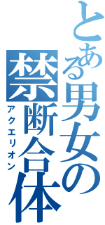 とある男女の禁断合体（アクエリオン）