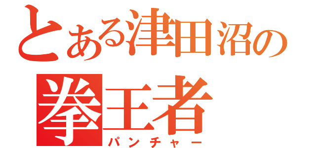 とある津田沼の拳王者（パンチャー）