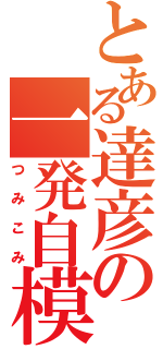 とある達彦の一発自模（つみこみ）