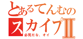 とあるてんむのスカイプⅡ（必死だな、オイ）