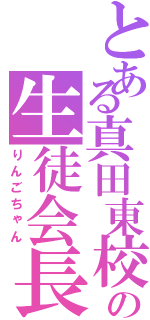 とある真田東校の生徒会長（りんごちゃん）