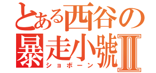 とある西谷の暴走小號Ⅱ（ショボーン）