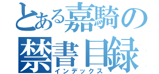 とある嘉騎の禁書目録（インデックス）