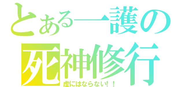 とある一護の死神修行（虚にはならない！！）