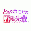 とあるホモビの野獣先輩（ゲイセックス）