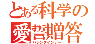 とある科学の愛誓贈答（バレンタインデー）