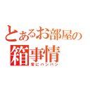 とあるお部屋の箱事情（常にパンパン）