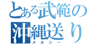 とある武範の沖縄送り（メルシー）