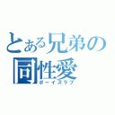 とある兄弟の同性愛（ボーイズラブ）