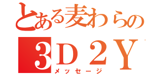 とある麦わらの３Ｄ２Ｙ（メッセージ）