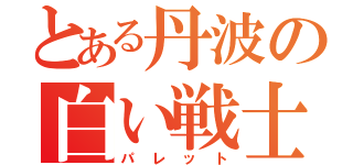 とある丹波の白い戦士（パレット）