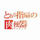 とある指扇の肉便器（クソビッチ）