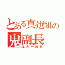 とある真選組の鬼副長（土方十四郎）