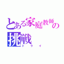 とある家庭教師の挑戦（トライ）