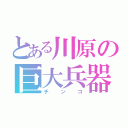 とある川原の巨大兵器（チ  ン  コ）