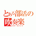 とある部活の吹奏楽（スクールバンド）