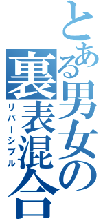 とある男女の裏表混合（リバーシブル）