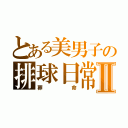 とある美男子の排球日常Ⅱ（葬命）