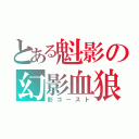 とある魁影の幻影血狼（影ゴースト）