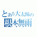 とある大太陽の根本無雨（絕對中肯）