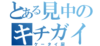 とある見中のキチガイ鉄（ケータイ厨）