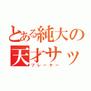 とある純大の天才サッカー（プレーヤー）