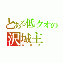 とある低クオの沢城主（みゆき）