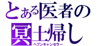 とある医者の冥土帰し（ヘブンキャンセラー）