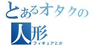 とあるオタクの人形（フィギュアとか）