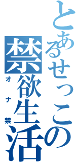 とあるせっこの禁欲生活（オナ禁）