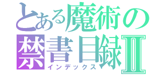 とある魔術の禁書目録Ⅱ（インデックス）