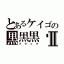 とあるケイゴの黒黒黒‼Ⅱ（ブラック）