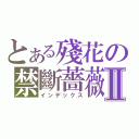 とある殘花の禁斷薔薇Ⅱ（インデックス）