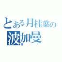 とある月桂葉の波加曼（雪糕）