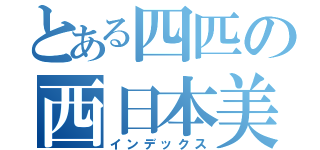 とある四匹の西日本美女軍団（インデックス）