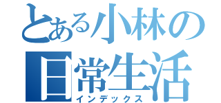 とある小林の日常生活（インデックス）