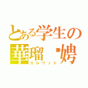 とある学生の華瑠姀娉（カルワット）