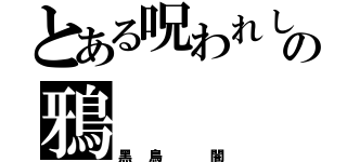 とある呪われしの鴉（黑鳥 闇）