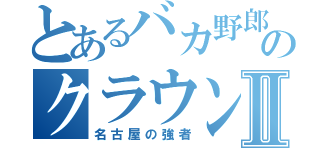 とあるバカ野郎のクラウンⅡ（名古屋の強者）