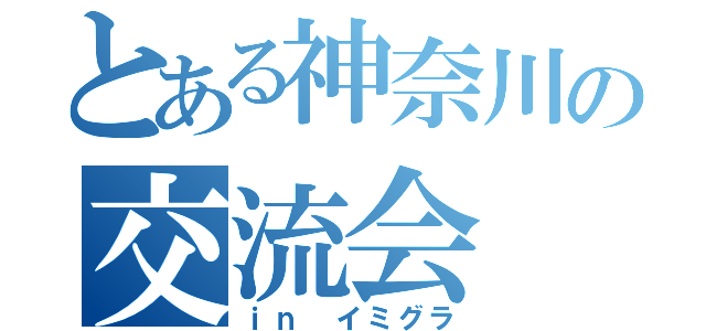 とある神奈川の交流会（ｉｎ イミグラ）