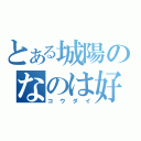 とある城陽のなのは好き（コウダイ）