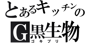 とあるキッチンのＧ黒生物（ゴキブリ）