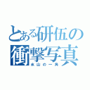 とある研伍の衝撃写真（氷山の一角）