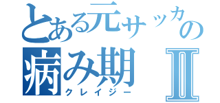 とある元サッカー部の病み期Ⅱ（クレイジー）