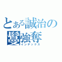 とある誠治の鬘強奪（インデックス）